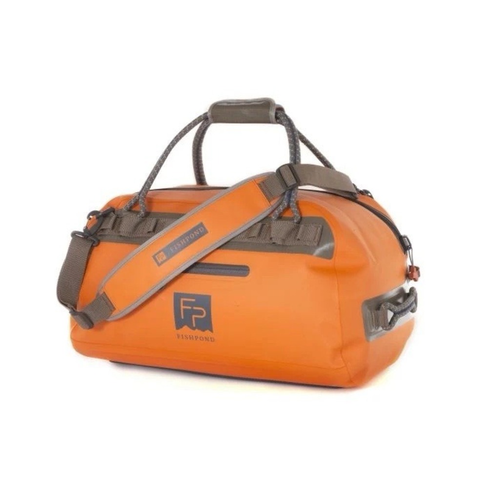 Fishpond Thunderhead Submersible Orange Duffel- Eco Luggage Used One Hole - Picture 11 of 11